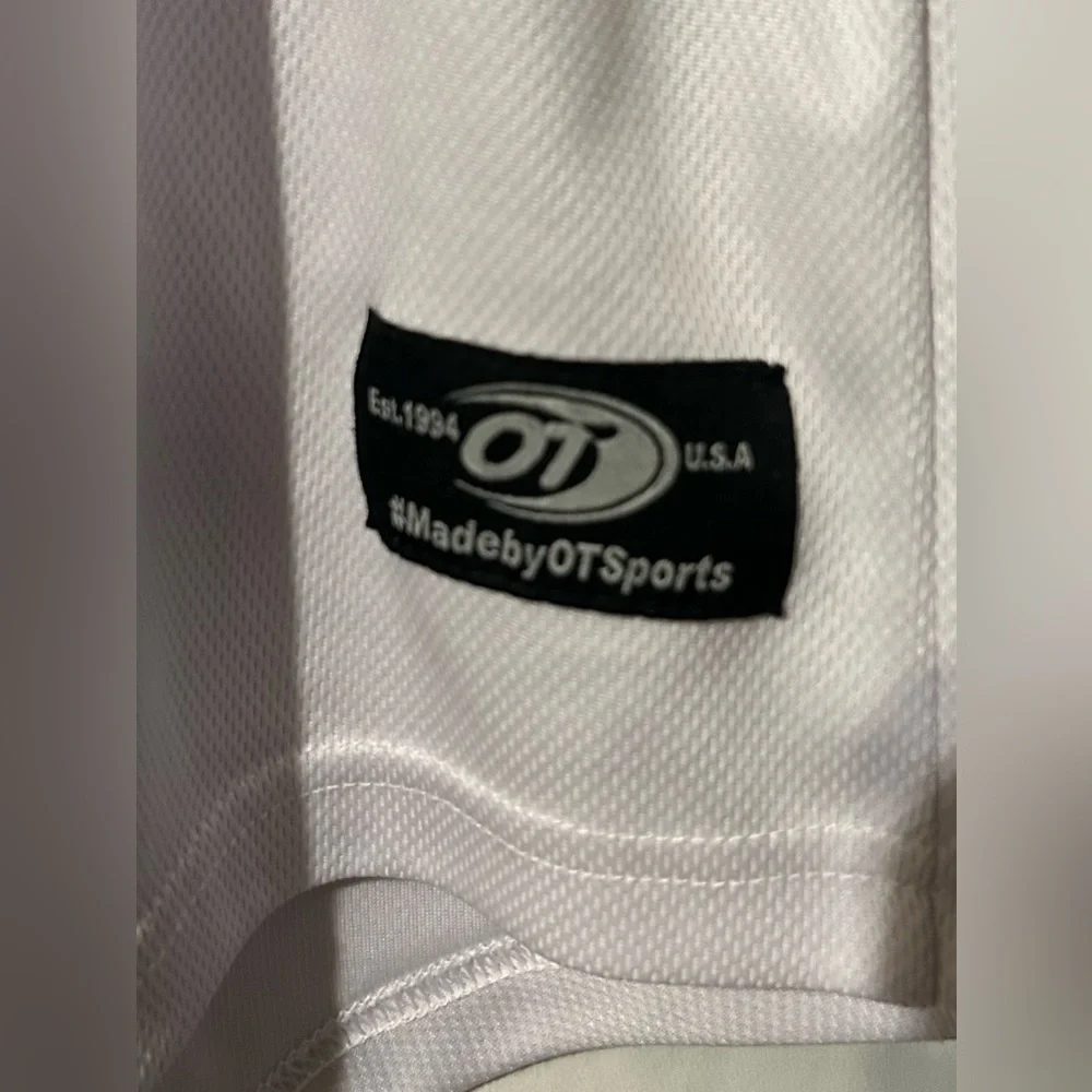 OT Sports Mudhens Men’s White Jersey - Picture 4 of 6